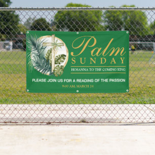 Palmsonntag Outdoor Banner