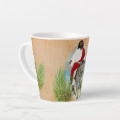 Palmsonntags-Latte-Tasse Milchtasse (Linke Ecke)