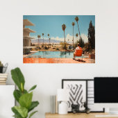 Palmsprings im Stil des Mittelalters Poster (Heimbüro)