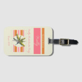 Palmsprings vor dem Ring - Retro Bachelorette Gepäckanhänger (Vorderseite (Horizontal))