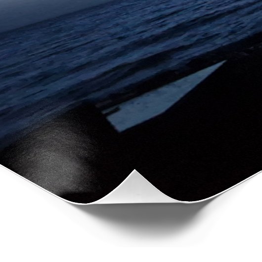 Palmtree night  poster (Ecke)