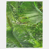 PalmTrees Jungle 🌴 Fleecedecke (Vorderseite)