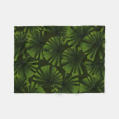 Palmwedel Fleecedecke (Vorderseite (Horizontal))