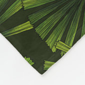 Palmwedel Fleecedecke (Ecke)
