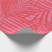 Palmwedel im Valentinsgruß Geschenkpapier (Ecke)