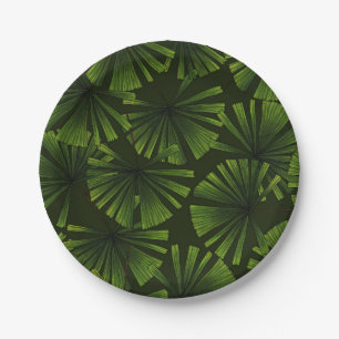 Palmwedel Pappteller