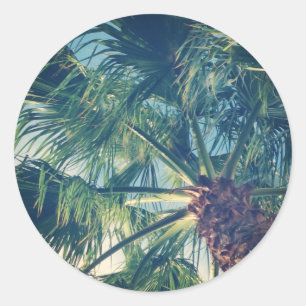Palmwedel Runder Aufkleber