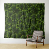 Palmwedel Wandteppich (Beispiel (Horizontal))