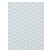 Palmwedelcreme und Hellblau Tischdecke (Vorderseite)