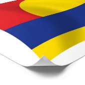 Palmyra Atoll Flag Poster Print (Ecke)