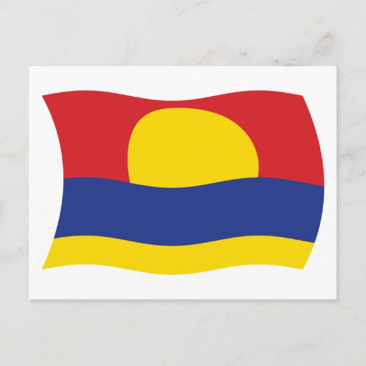 Palmyra Atoll Flag Postkarte (Vorderseite)