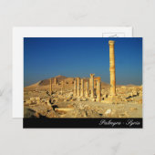 Palmyra, Bell Temple, römische Ruinen, Syrien Postkarte (Vorne/Hinten)