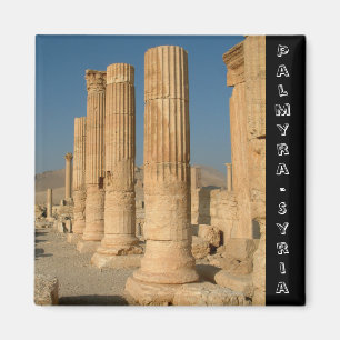 Palmyra, Bell Temple, Syrien Nr.3 (Kühlschrankmagn Magnet