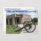 Palo Alto Besucherzentrum, Palo Alto Schlachtfeld. Postkarte (Vorne/Hinten)