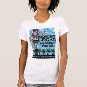 Palo Alto-Brauen: Gersten-legales T-Shirt - Frauen