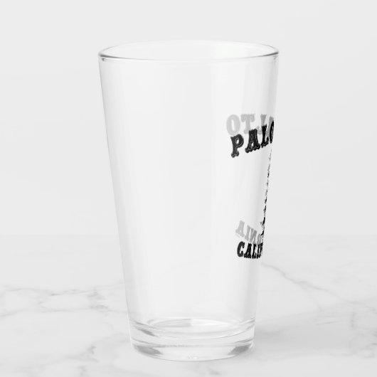 Palo Alto California Bierglas Glas (Rechts)