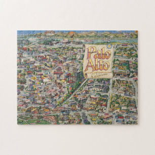 Palo Alto, California Map  Puzzle