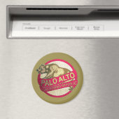 Palo Alto California Vintager Bärenmagnet Magnet (In Situ (Geschirrspüler))