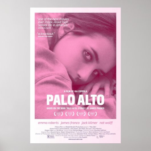 Palo Alto Film Poster (Vorne)