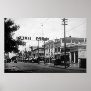 Palo Alto im Jahr 1914 Poster