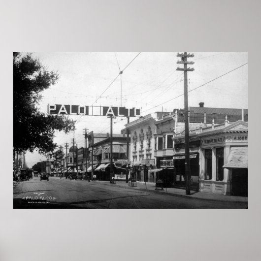 Palo Alto im Jahr 1914 Poster (Vorne)