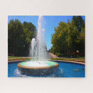 Palo Alto Street Fountain Kalifornien Puzzle