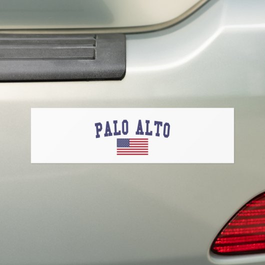 Palo-Alto-US-Flagge Autoaufkleber (Auf Auto)