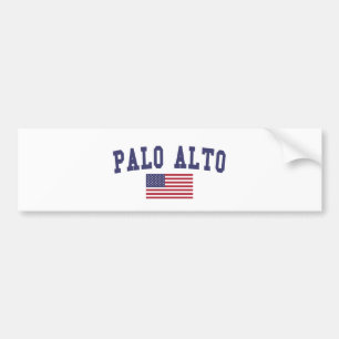Palo-Alto-US-Flagge Autoaufkleber