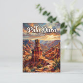 Palo Duro Canyon Texas Postkarte (Stehend Vorderseite)
