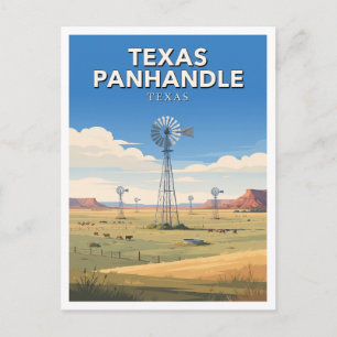 Palo Duro Canyon Windmühlen Plains Texas Postkarte
