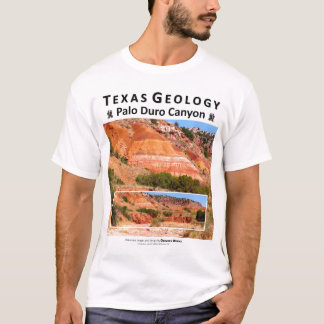 Palo Duro-Schlucht II - Ansicht von einem Bachbett T-Shirt