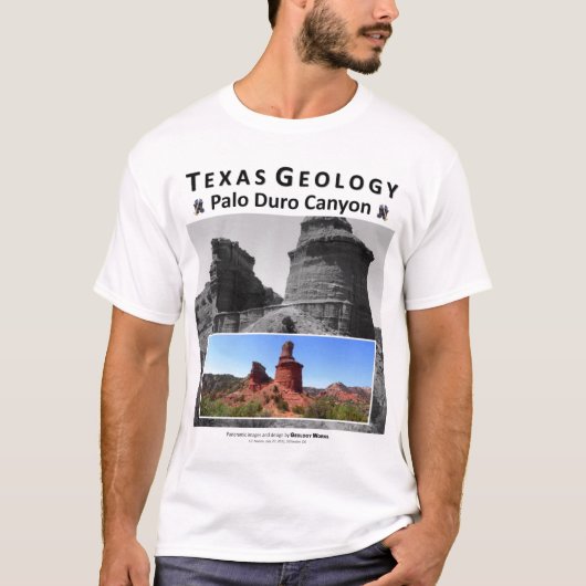 Palo Duro-Schlucht III - der Leuchtturm T-Shirt (Vorderseite)