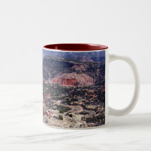 Palo Duro-Schlucht, Tx Zweifarbige Tasse