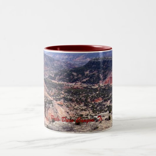 Palo Duro-Schlucht, Tx Zweifarbige Tasse (Mittel)