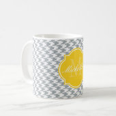 Paloma Hahnentrittmuster Monogram Tasse (Vorderseite Links)