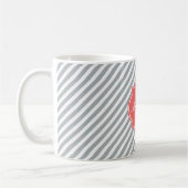 Paloma Stripe Monogram Tasse (Links)