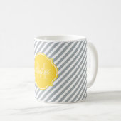 Paloma Stripe Monogram Tasse (VorderseiteRechts)