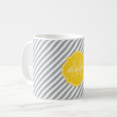 Paloma Stripe Monogram Tasse (Vorderseite Links)