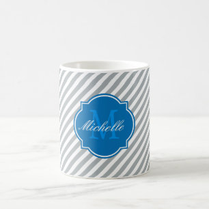 Paloma Stripes Monogramm-Tasse Kaffeetasse