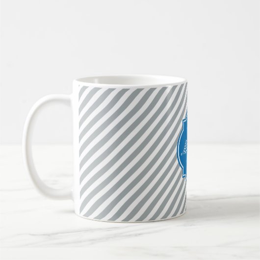 Paloma Stripes Monogramm-Tasse Kaffeetasse (Links)