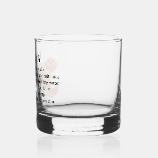 Paloma Tequila Whiskyglas (Links)