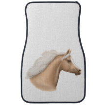 Palomino-arabische Pferdeauto-Matten