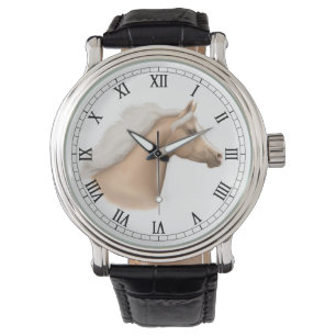 Palomino-arabische Pferdeuhr Armbanduhr