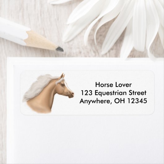 Palomino-Arabisches Pferdesiegel (Insitu)