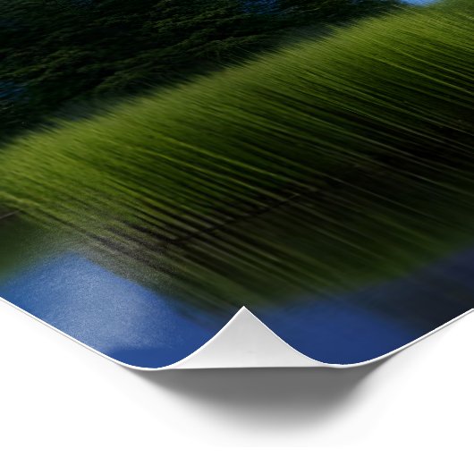 Palomino Belgisches Pferd unter einem Lila Sternen Poster (Ecke)