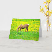 Palomino Blume Paradies Karte (Gelbe Blume)