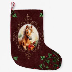 Palomino Colt und Weihnachtsgeschenke Kleiner Weihnachtsstrumpf