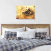 Palomino Eye Grunge Leinwanddruck (Insitu (Schlafzimmer))
