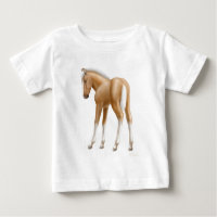 Palomino-Fohlen-Säuglings-T - Shirt
