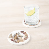 Palomino Gold Quarterbrett Herbstkraut Getränkeuntersetzer (Seite)